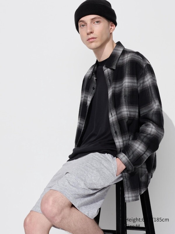 

Легкие хлопчатобумажные шорты airism Uniqlo, серый