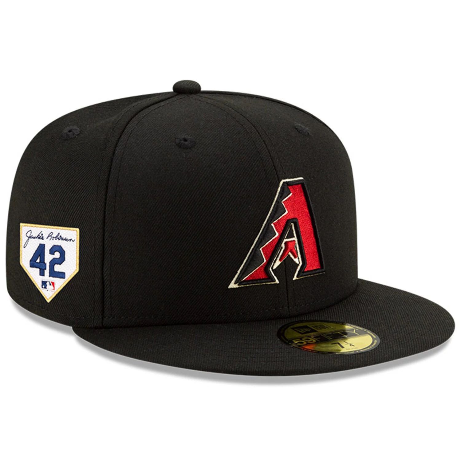 

Мужская облегающая шляпа New Era Black Arizona Diamondbacks 2023 Jackie Robinson Day 59FIFTY