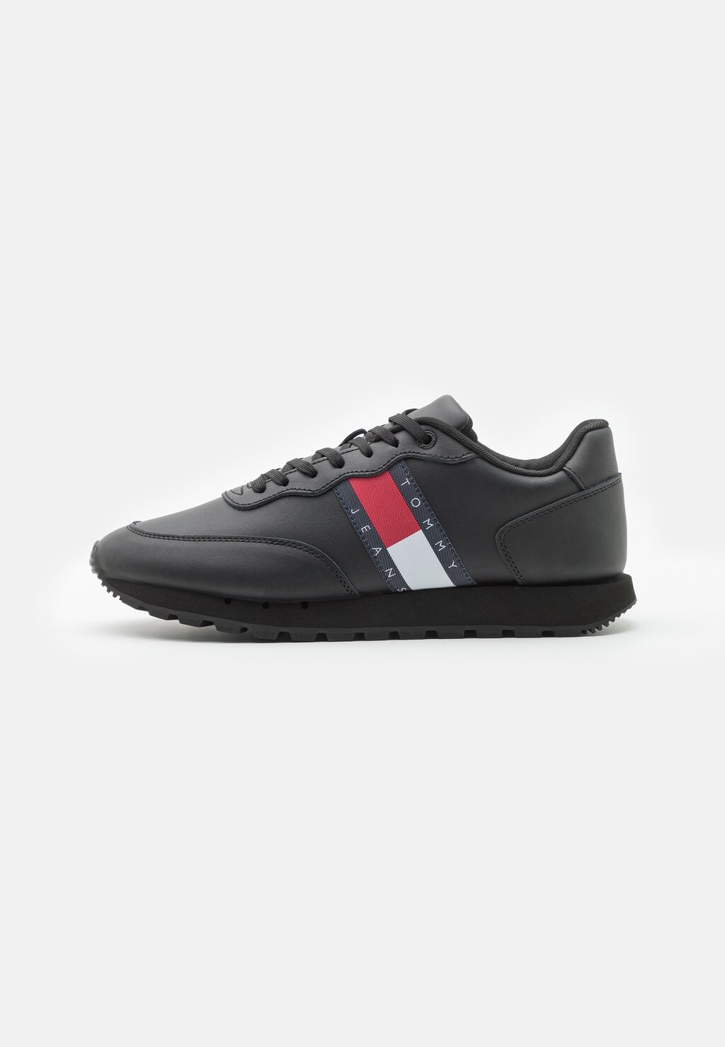 

Кроссовки Tommy Jeans Runner, черный/белый/красный