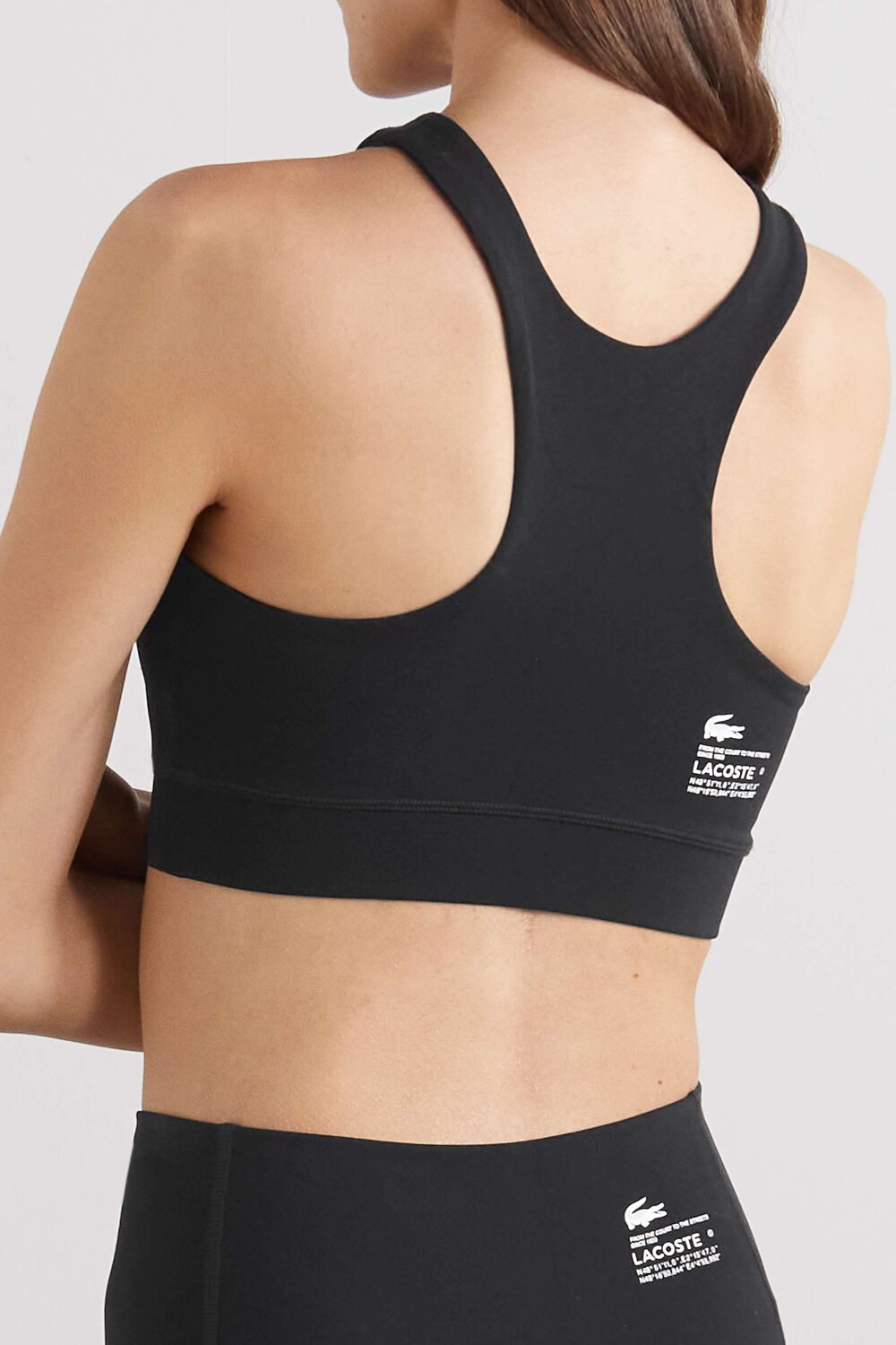 

LACOSTE Спортивный бюстгальтер Core Active стрейч, черный