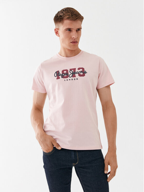 

Футболка стандартного кроя Pepe Jeans, розовый