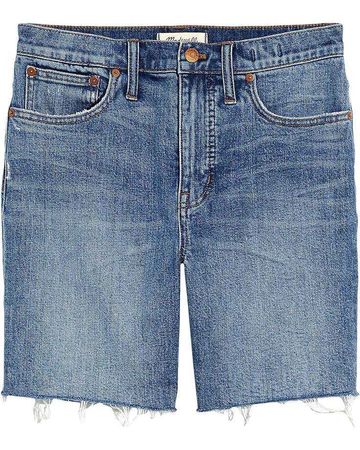 Шорты Madewell High-Rise Mid-Length Denim Shorts in Gosford, цвет Gosford