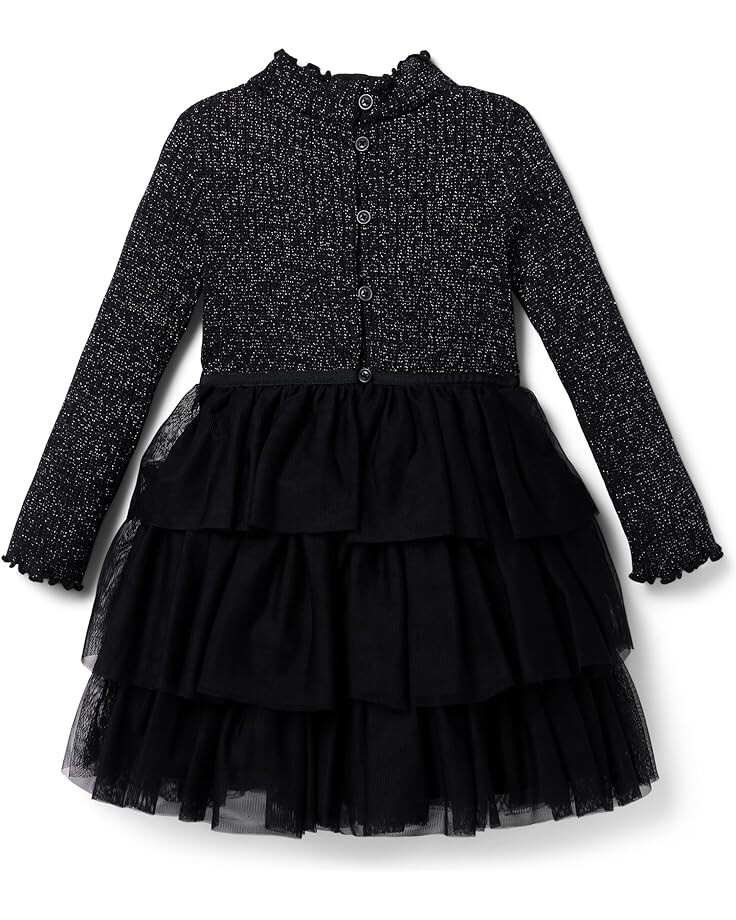 

Платье Janie and Jack Metallic Dress, черный