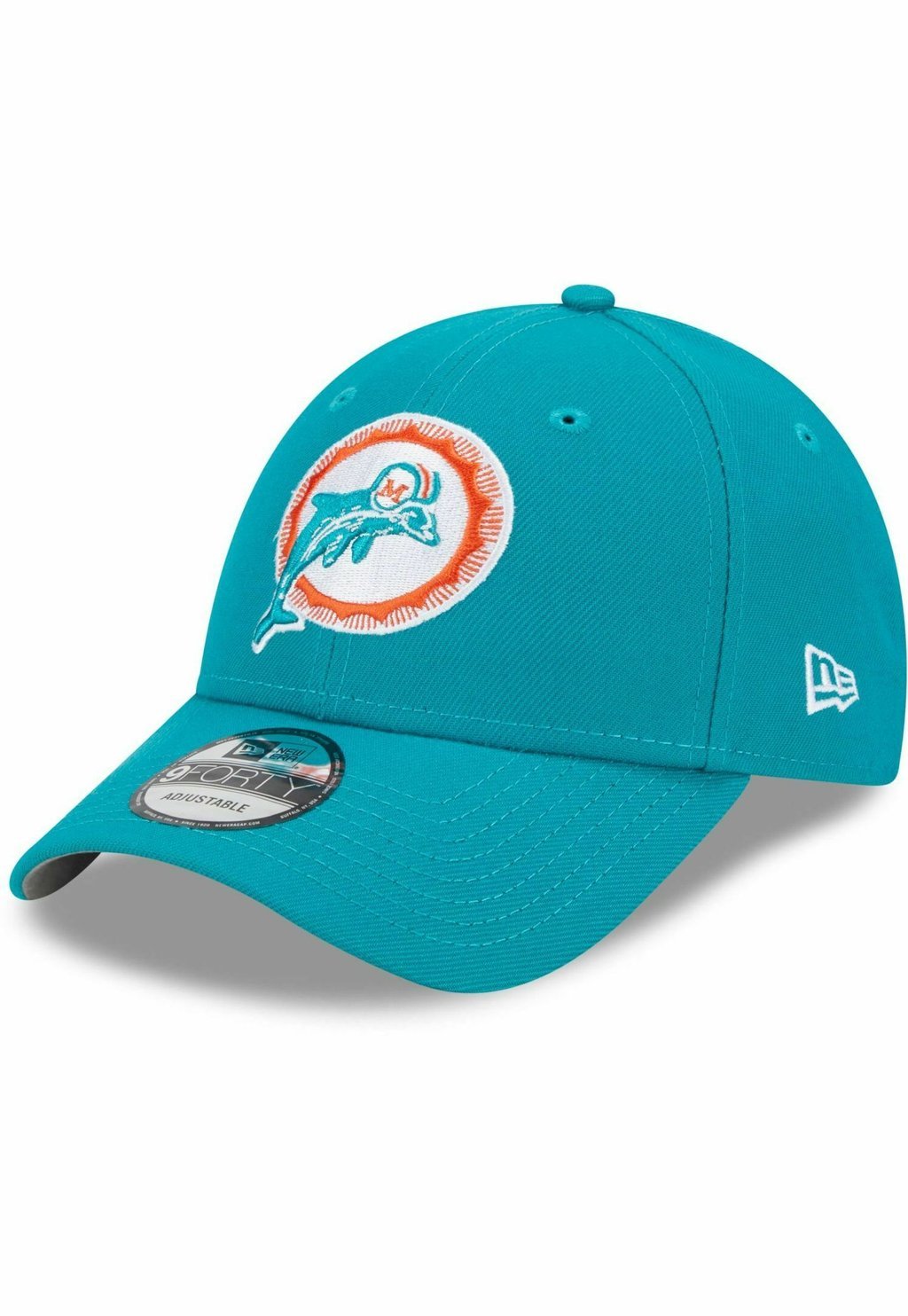 

Бейсболка 9FORTY SIDELINE HISTORIC 2023 MIAMI DOLPHINS New Era, цвет aqua