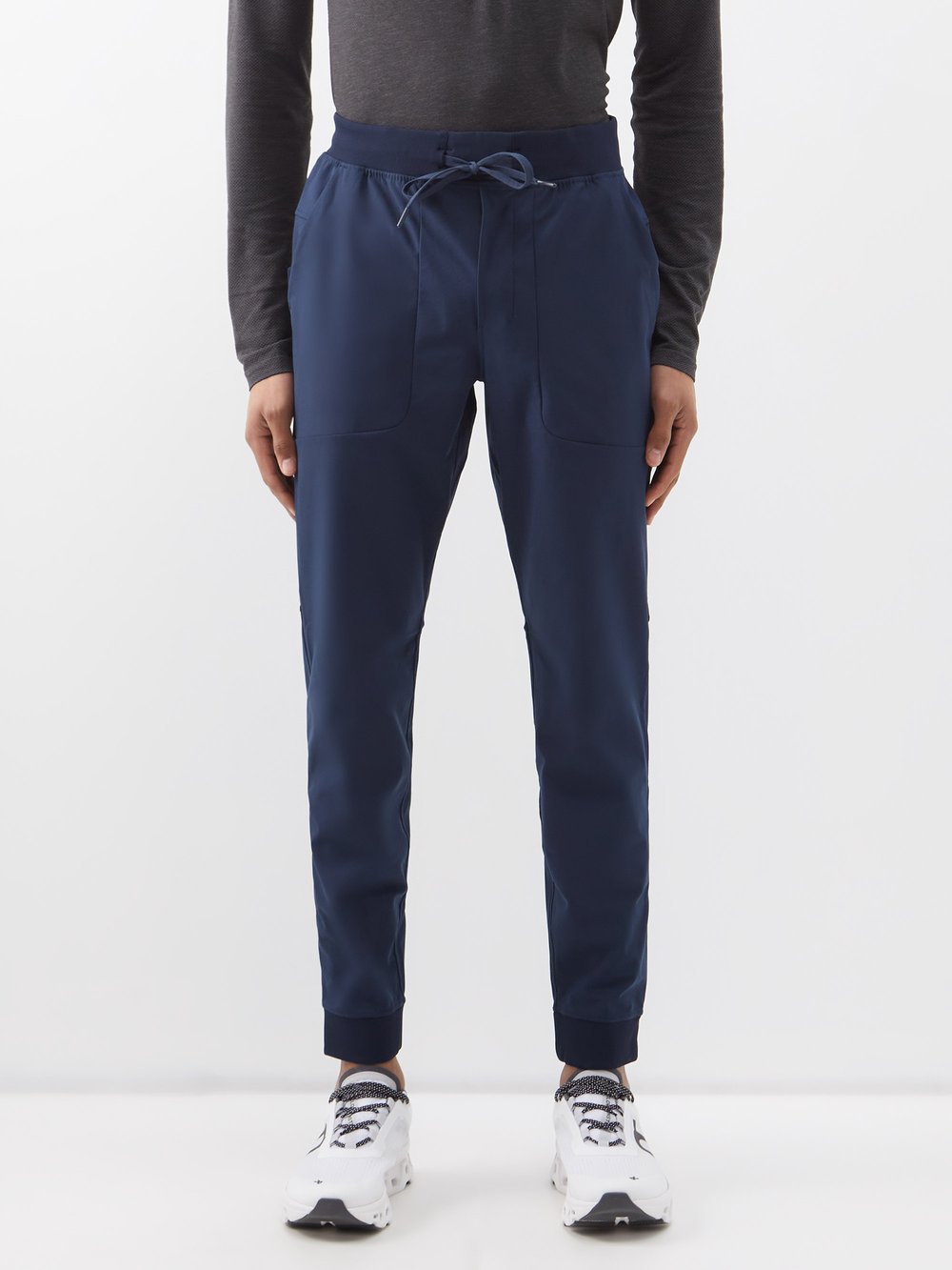 Спортивные брюки abc Lululemon, синий темно синие женские спортивные штаны с карманами gap