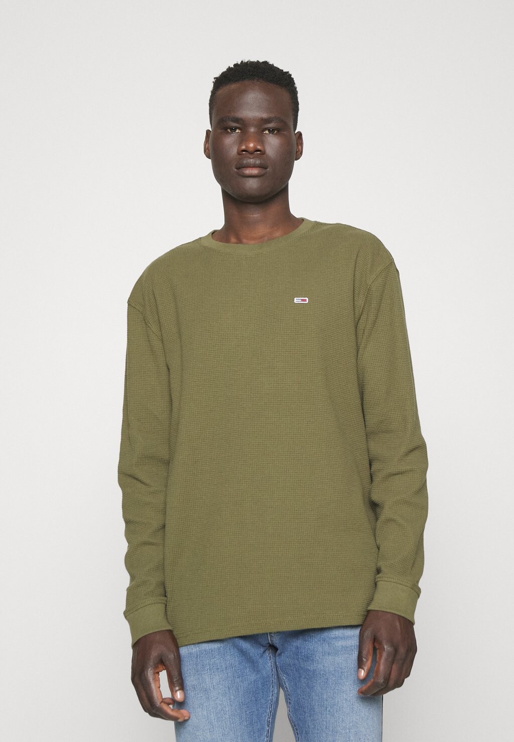 

Свитер Tommy Jeans, оливковый, Зеленый