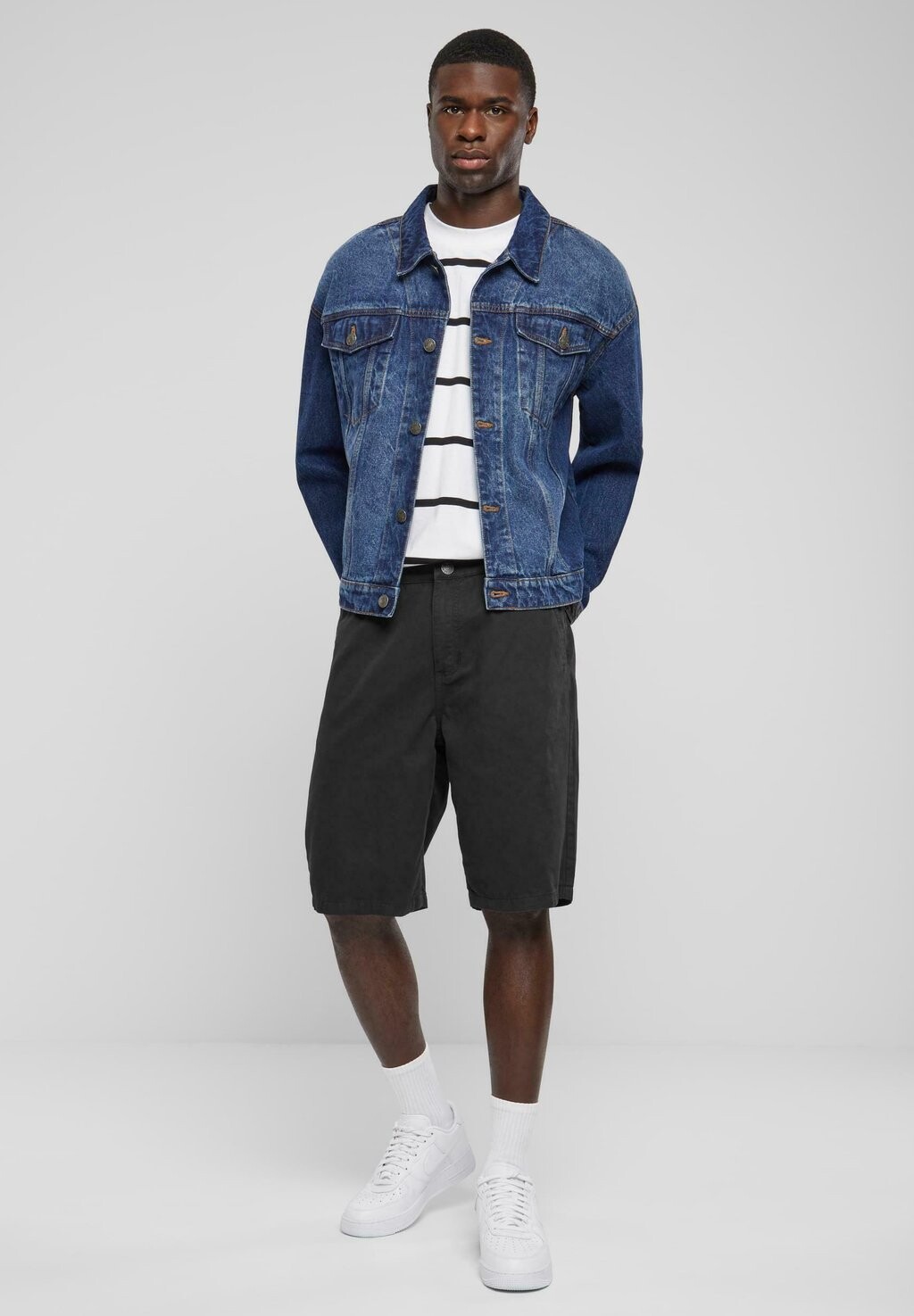 

Джинсовая куртка Heavy Ounce Boxy Urban Classics, новая, синяя, стираная
