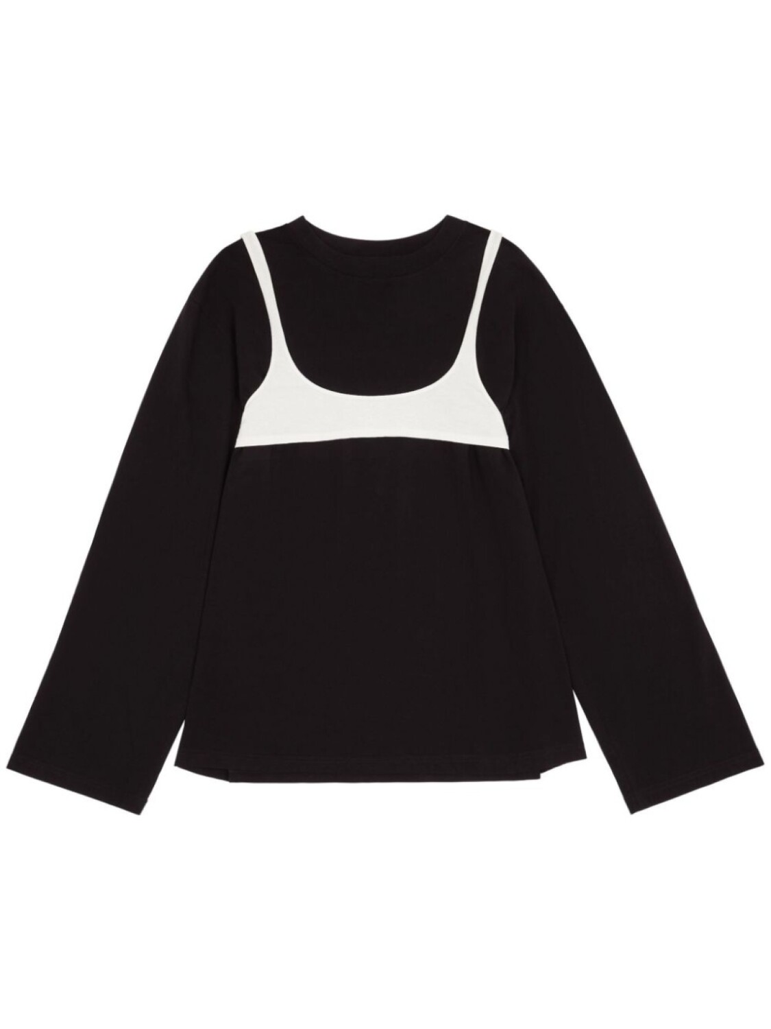 

MM6 Maison Margiela футболка с логотипом, черный