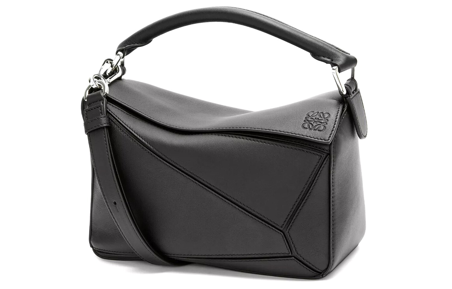 

Сумка Loewe из телячьей кожи, черная