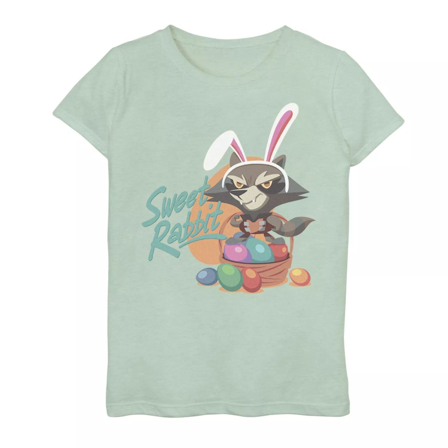 

Футболка Marvel Rocket Raccoon Sweet Rabbit для девочек 7–16 лет Licensed Character