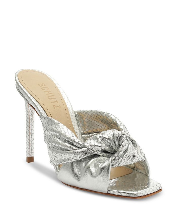 

Женские босоножки на высоком каблуке с завязками Mindy Slip On SCHUTZ