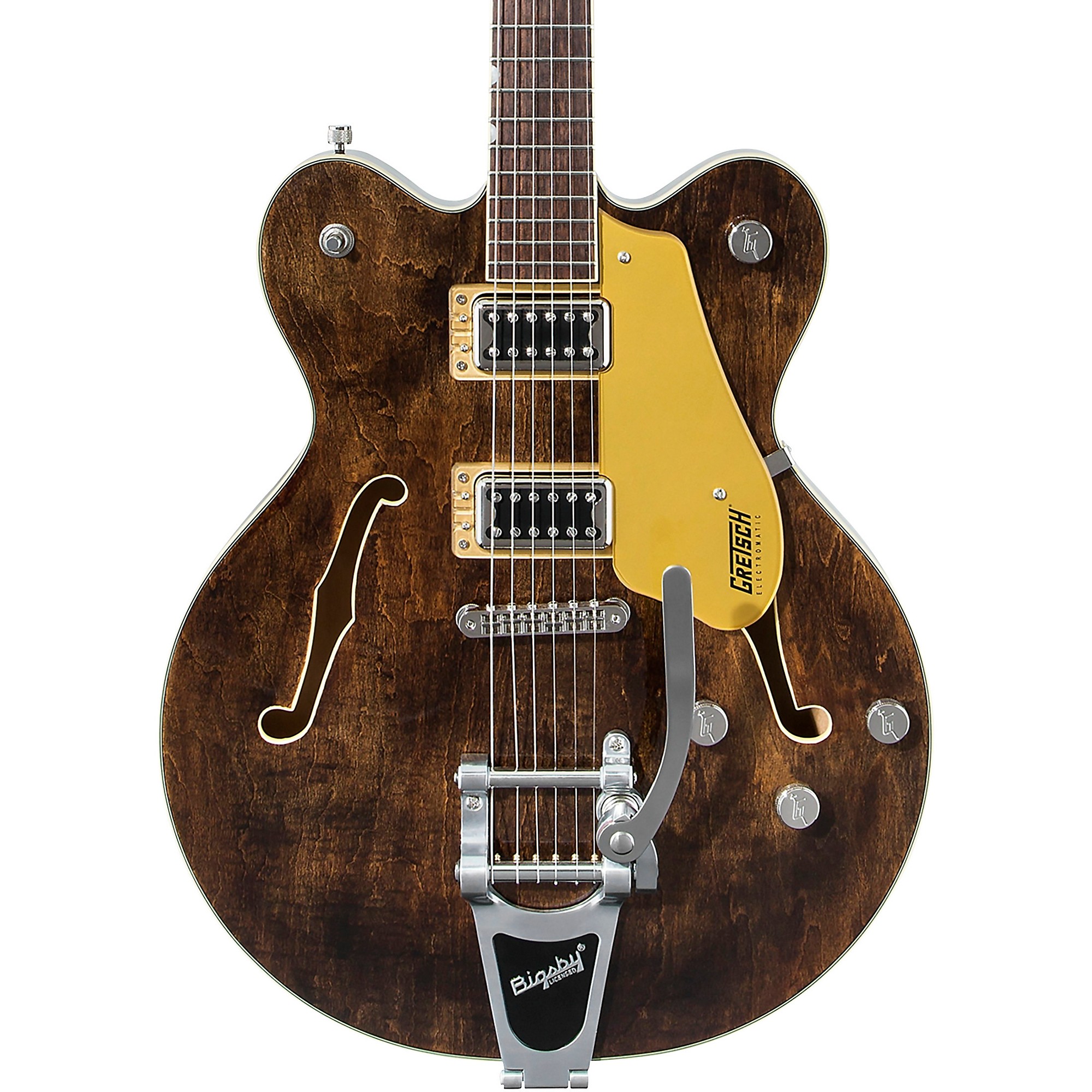Gretsch Guitars G5622T Электроматический центральный блок с двойной прорезью и окраской Bigsby Imperial Stain
