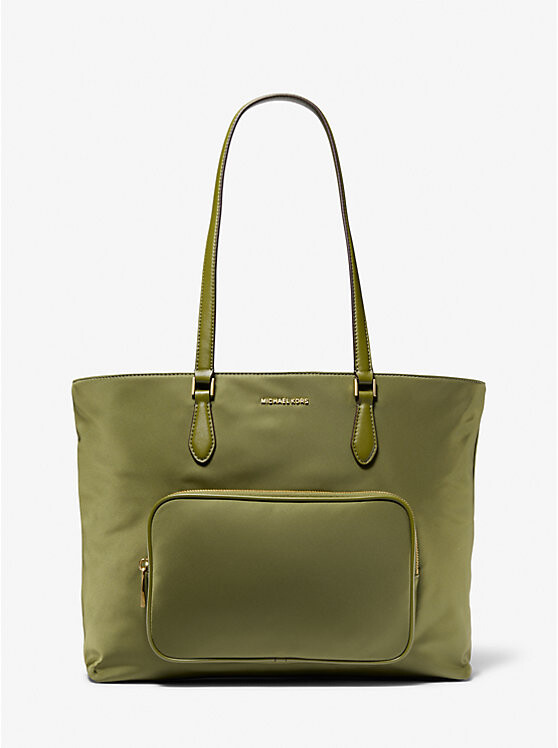

Большая нейлоновая сумка-тоут Cara Michael Kors, зеленый