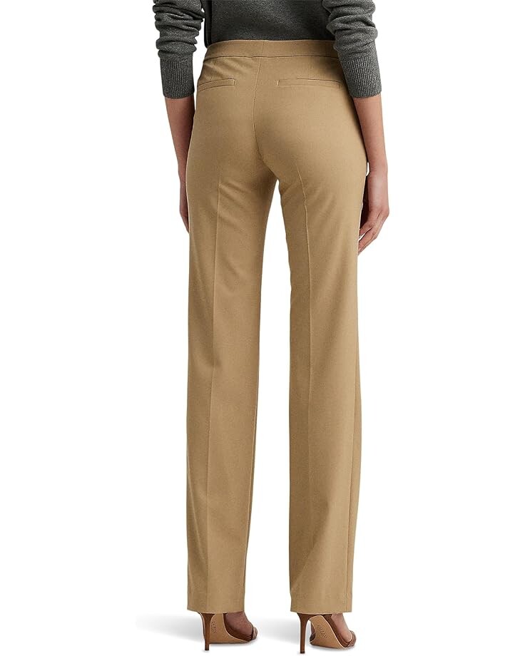 

Брюки LAUREN Ralph Lauren Straight-Leg Pants, кэмел