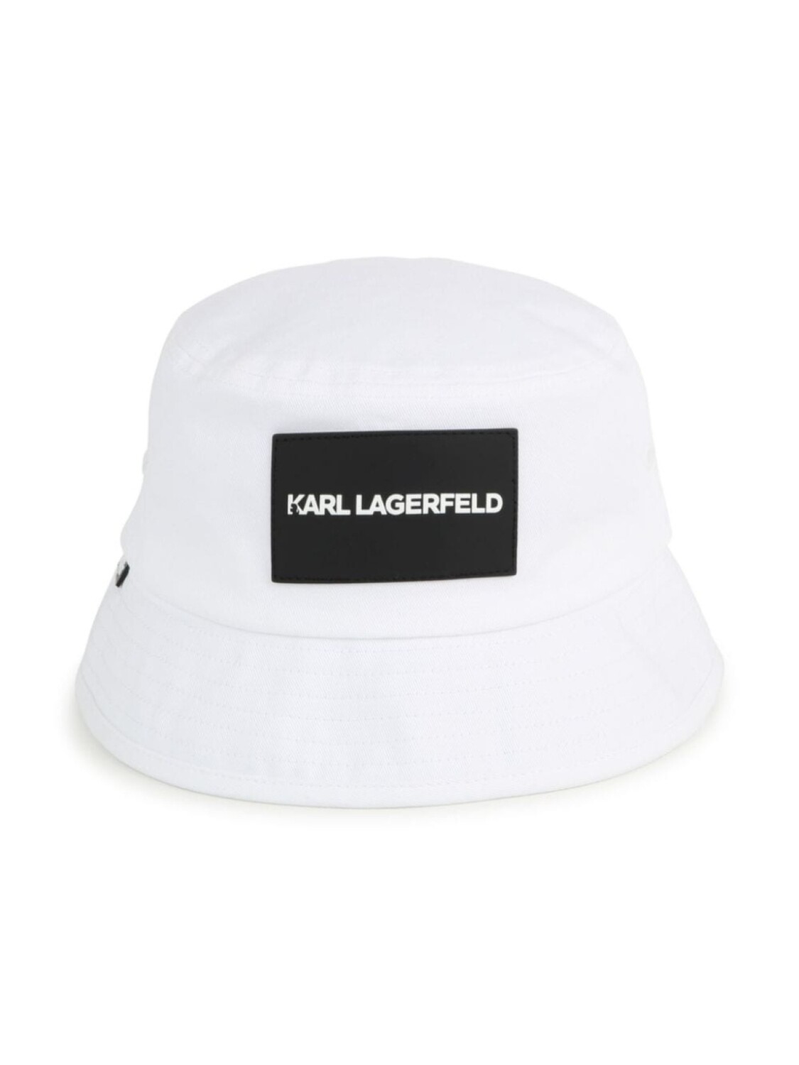 

Karl Lagerfeld Kids панама с логотипом, белый