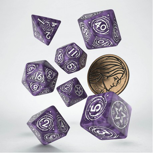 Игровые кубики The Witcher Dice Set: Yennefer – Lilac And Gooseberries пазл the witcher yennefer 1000 элементов