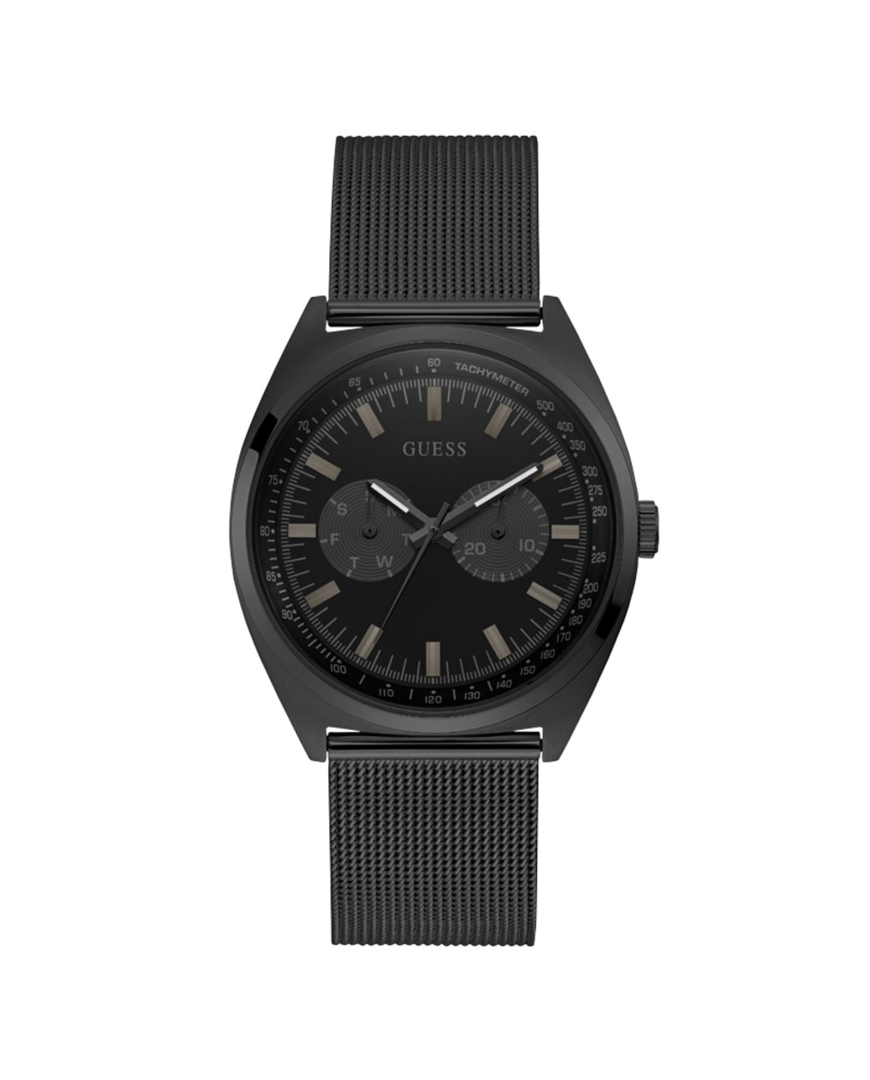 Мужские часы Blazer GW0336G3 из стали с черным ремешком Guess, черный