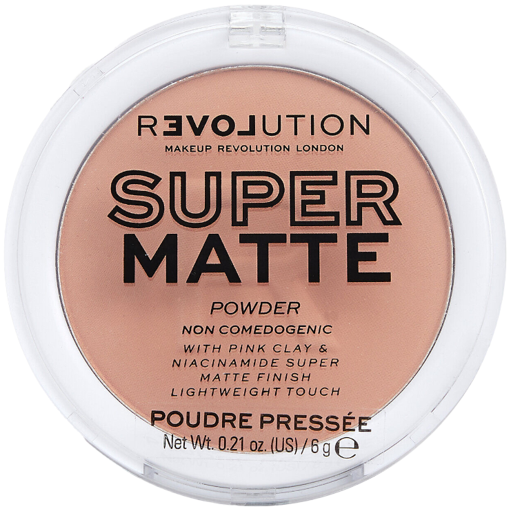 Пудра для лица средний загар Revolution Makeup Super Matte, 7,5 гр цена и фото
