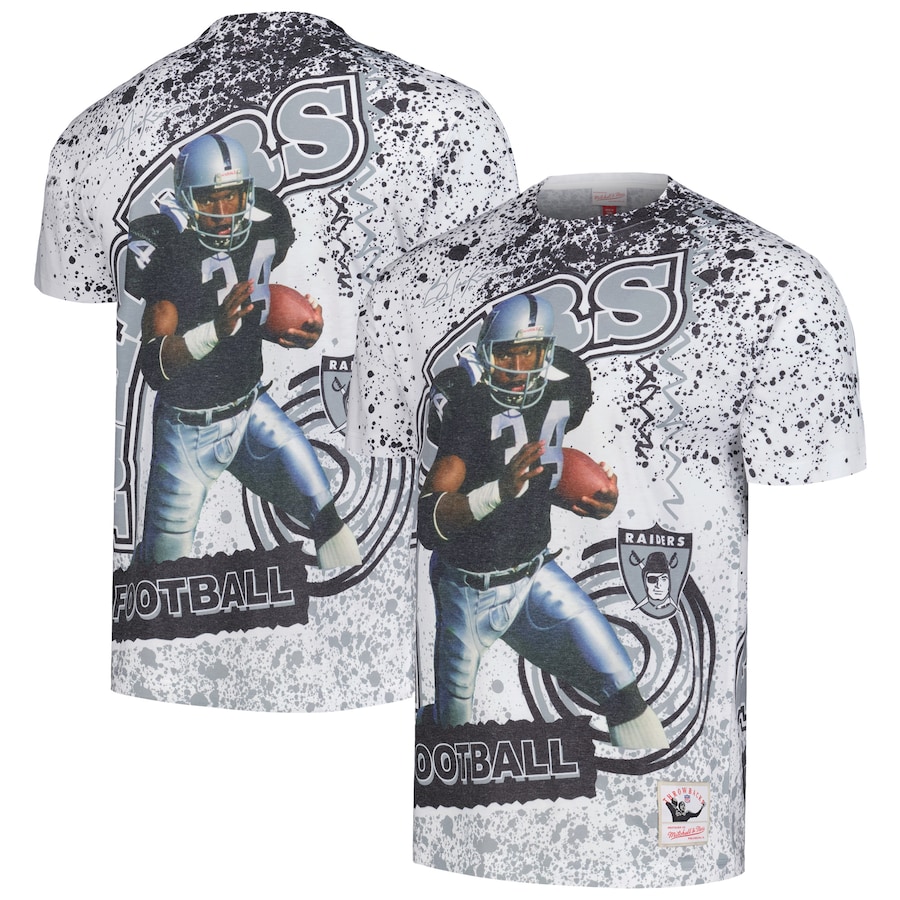 

Футболка с именем и номером Mitchell & Ness Las Vegas Raiders, белый