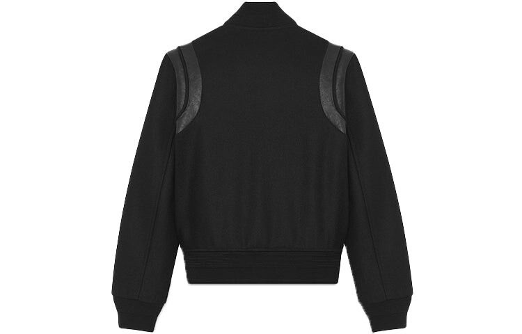 

Куртка унисекс Saint Laurent кожаная, чёрный, Черный