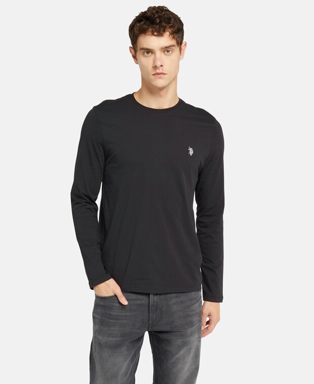 

Топ с длинными рукавами, упаковка 2 шт. U.S. Polo Assn., черный