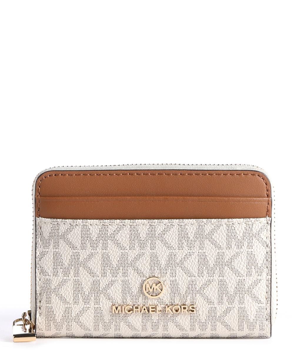 

Кошелек с подвесками Jet Set из парусины Michael Kors, белый