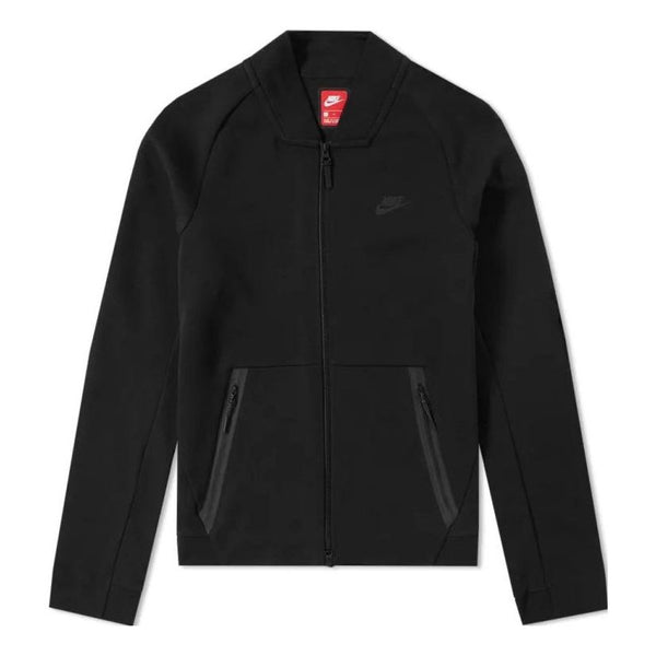 Куртка Nike Tech Fleece Varsity Jacket 'Black', черный