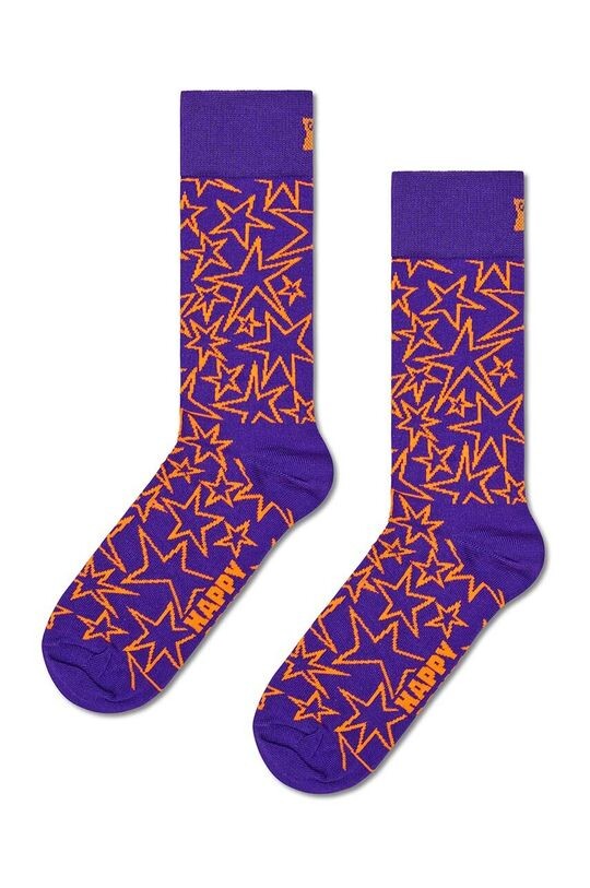 

Носки Mega Star Sock Happy Socks, фиолетовый