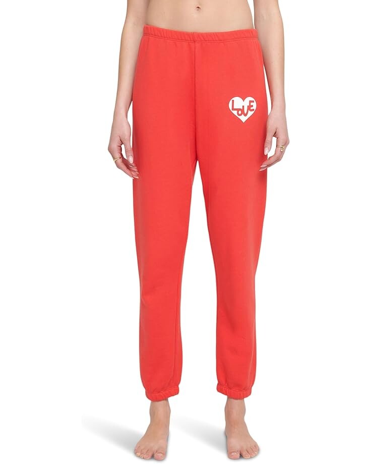 

Брюки Spiritual Gangster Heart Luna Sweatpant, цвет Ruby Red