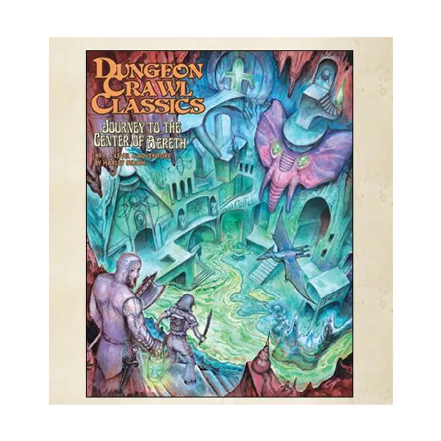 

Journey to the Center of Aereth, Dungeon Crawl Classics Role Playing Games - Adventures, мягкая обложка