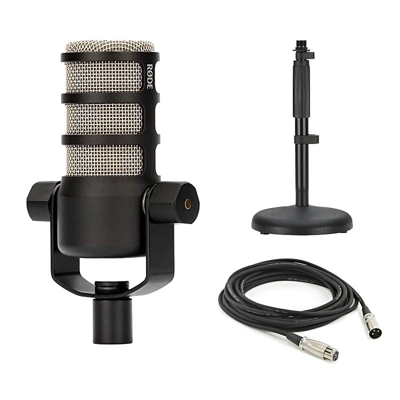 комплект микрофонов lewitt beatkitpro gfw mic 2621 xlr Микрофон для подкастов RODE PodMic, GFW-MIC-0501, XLR, Cloth