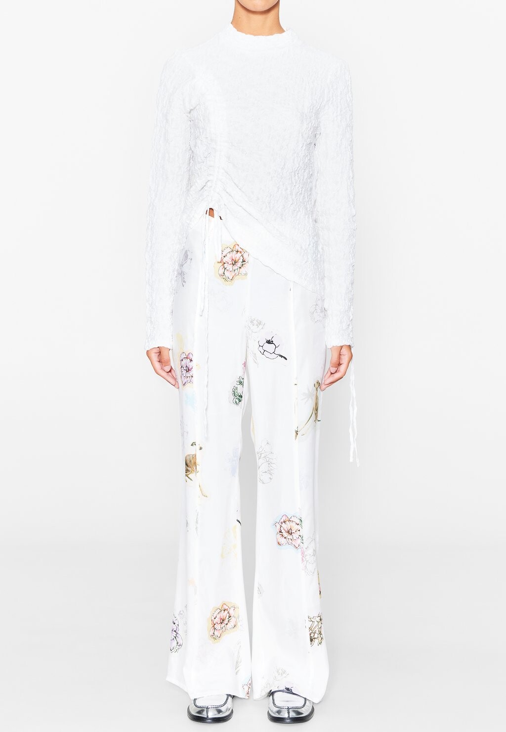 

Футболка с длинным рукавом Ruched Bimba Y Lola, белый