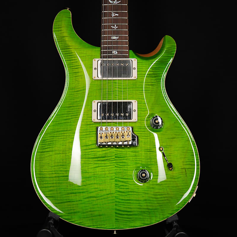 

Электрогитара PRS Wood Library Custom 24 10 Top Stained Flame Maple Neck Brazilian Rosewood Eriza Verde 2023