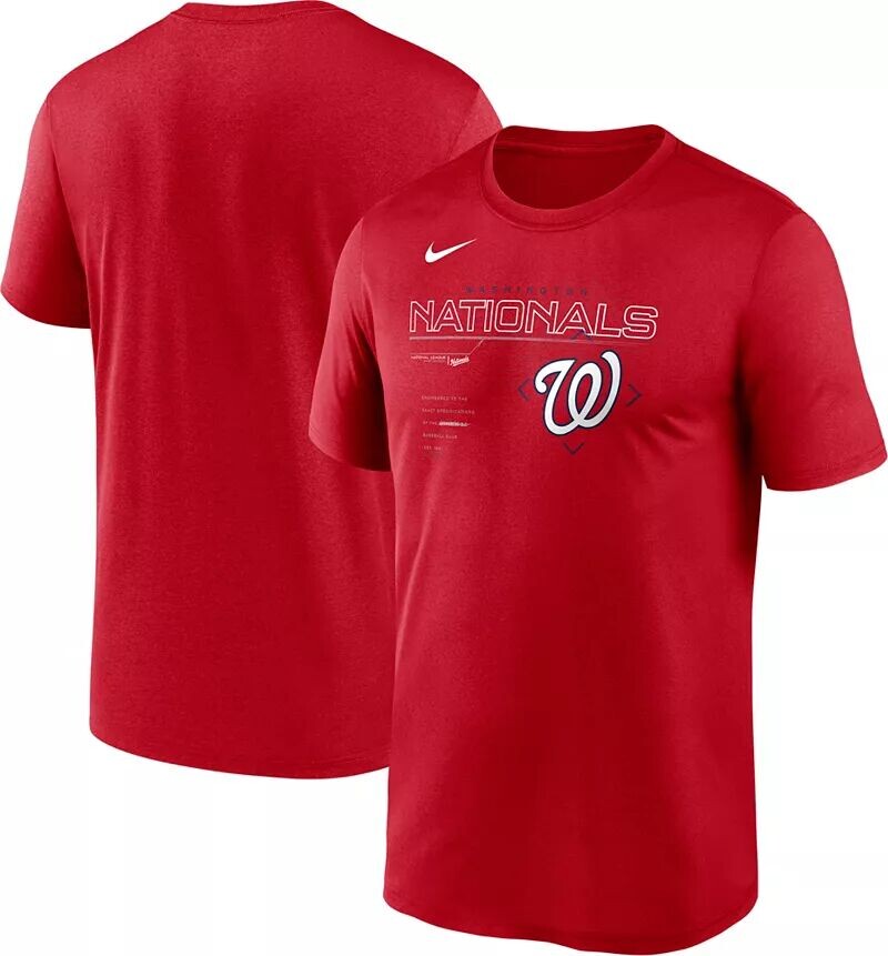 

Мужская футболка Nike Washington Nationals Red Legend Game
