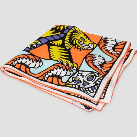 

В ловушке в бандане Bandits Bandanas, цвет Orange/Purple