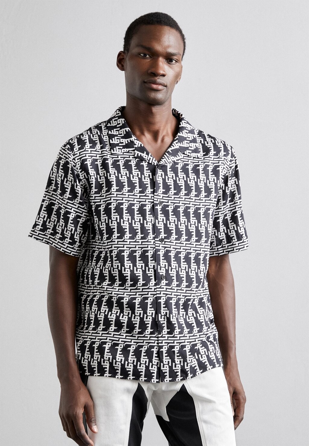 

Рубашка Short Sleeve Bowling GmbH, цвет black / white