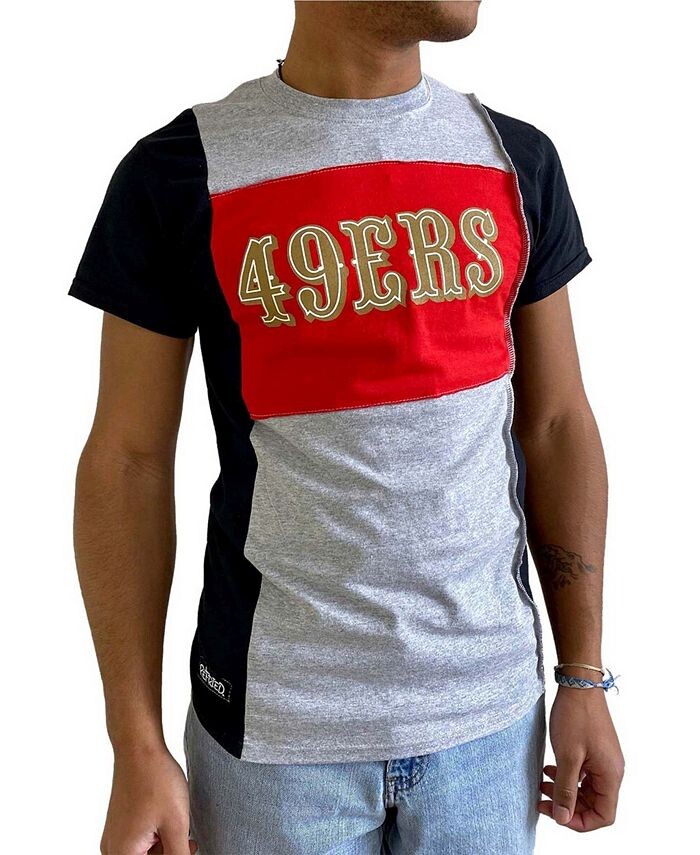 

Мужская серая футболка с разрезом San Francisco 49Ers с меланжевым рисунком Refried Apparel, серый