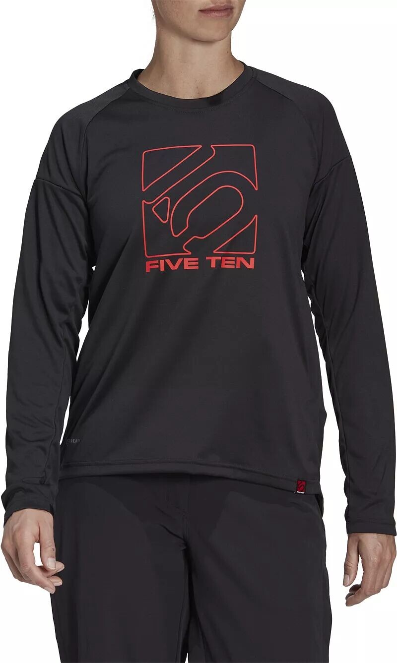 

Женская майка для горного велосипеда Adidas Five Ten с длинными рукавами, черный