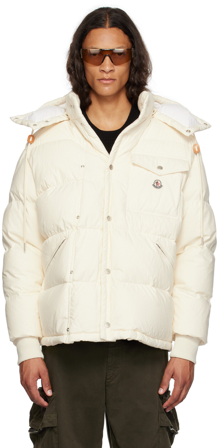 

Moncler Белый Каракорум Пуховик