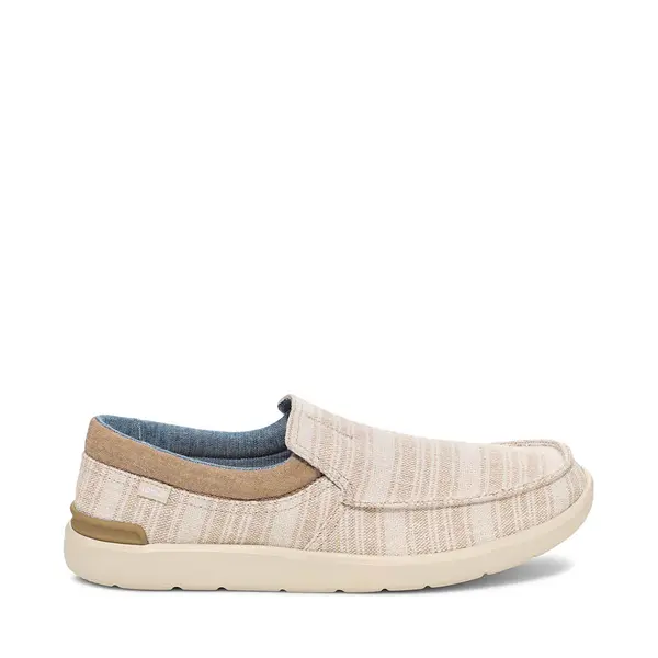 

Мужские повседневные туфли без шнуровки Sanuk Hangout Lite, цвет Oat Stripe, Серый