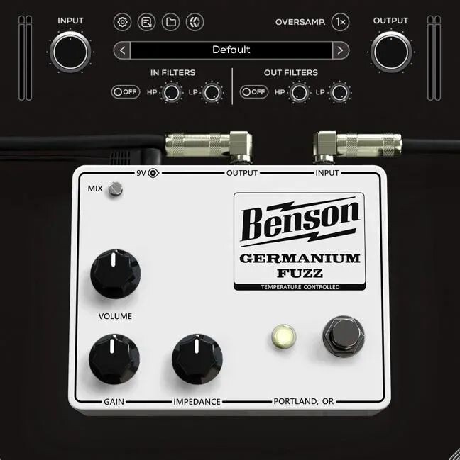 

Плагин MixWave Benson Germanium Fuzz