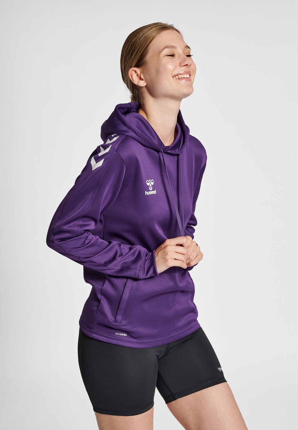 

Толстовка с капюшоном Hummel, фиолетовый