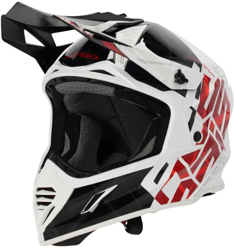 X-Track 2024 Шлем для мотокросса Acerbis, белый черный