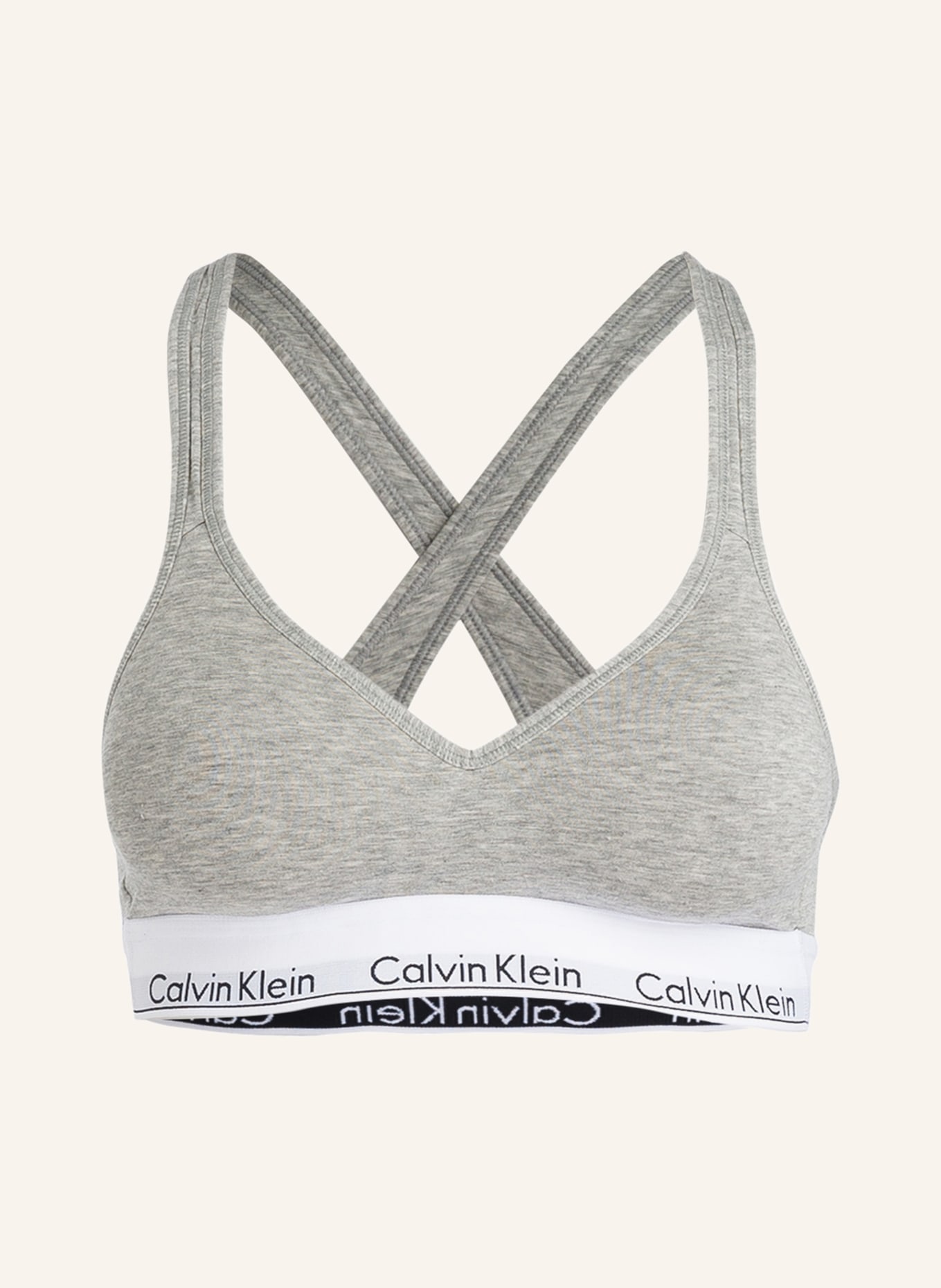 Бюстье Calvin Klein MODERN COTTON, серый бюстье calvin klein modern cotton оранжевый