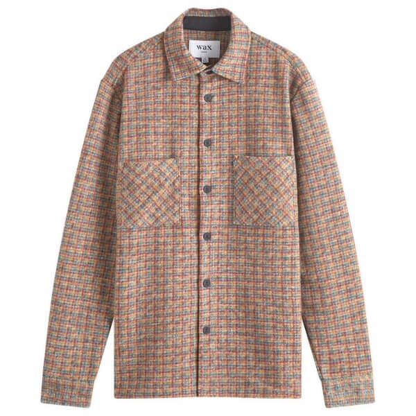 

Флисовая рубашка в клетку Whiting mini Wax London, мультиколор
