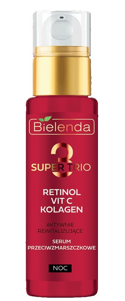 

Bielenda Super Trio (Retinol + Vit C + Kolagen) сыворотка для лица, 30 ml