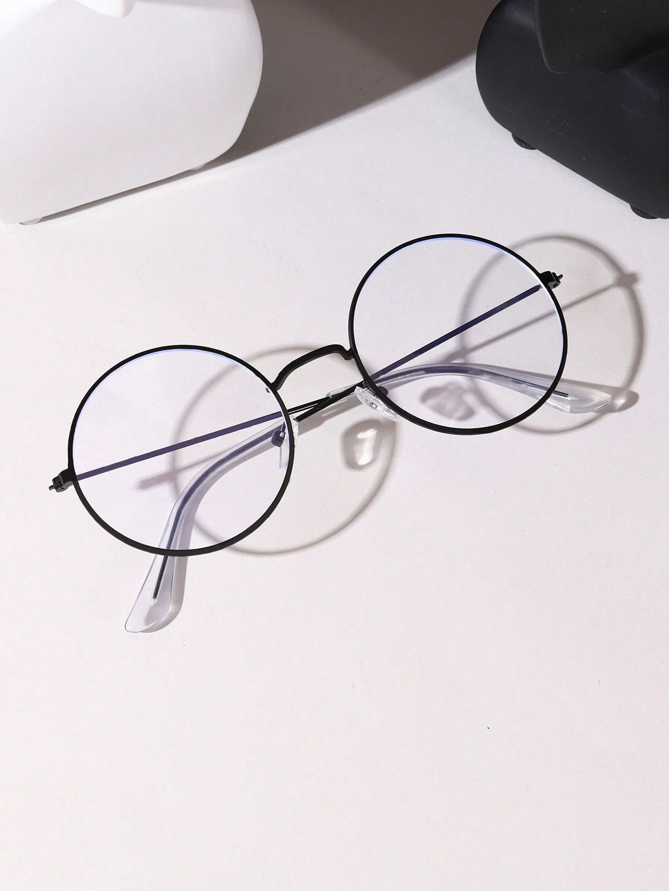 1 шт. винтажные круглые очки Гарри Поттера унисекс с прозрачными линзами