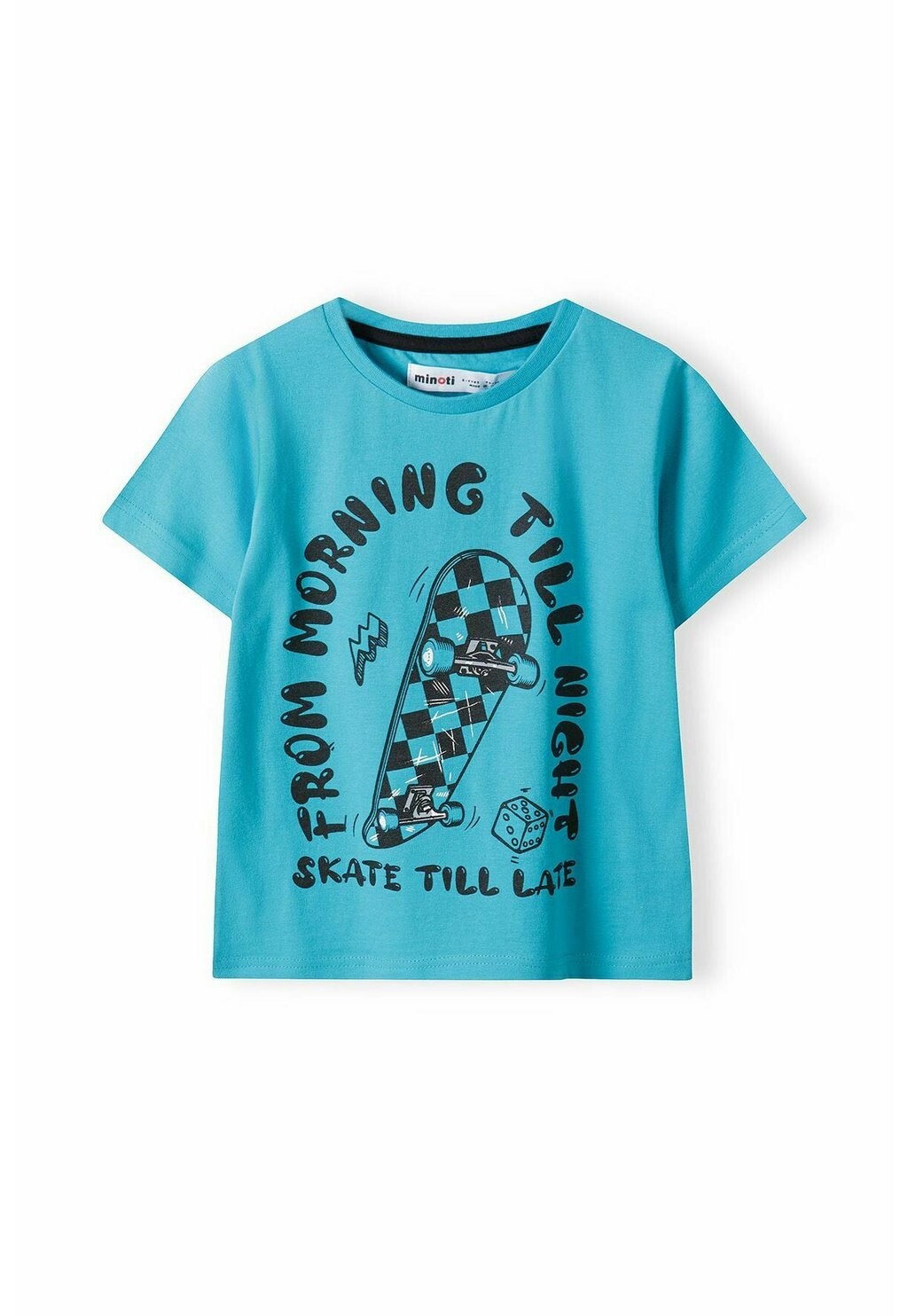 

Футболка с принтом SHORT SLEEVE MINOTI, цвет turquoise