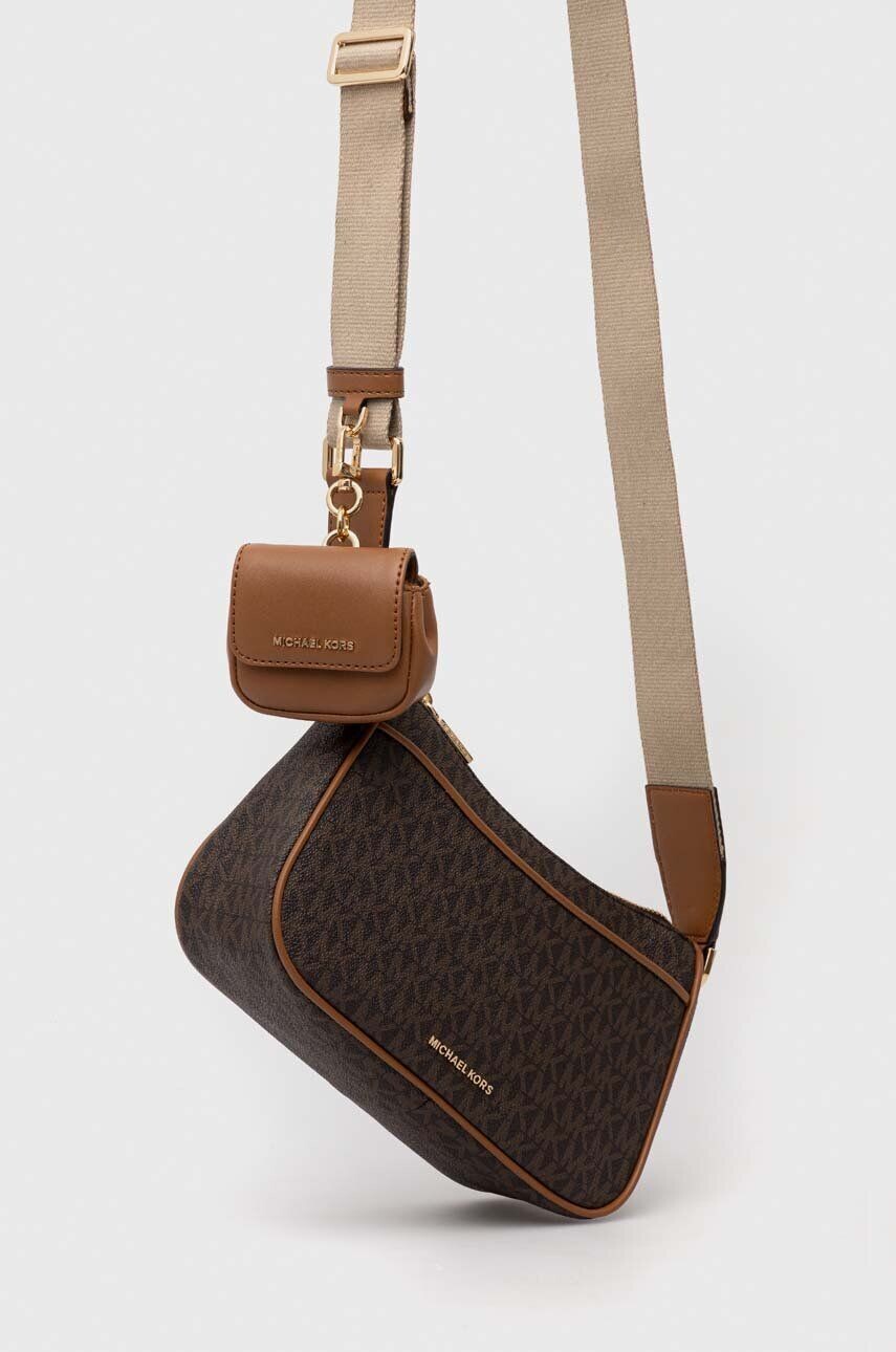 

Кожаная сумка MICHAEL Michael Kors, коричневый