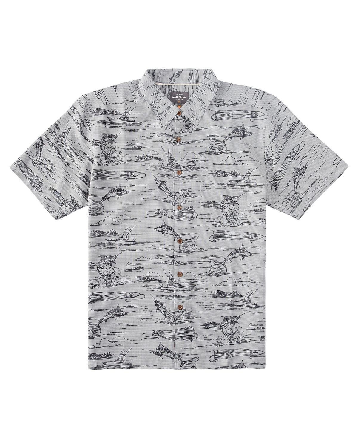 

Мужская рубашка с короткими рукавами Quiksilver Marlin Jig Quiksilver Waterman